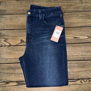 Jen7 by 7 For All Mankind Ombré Rhinestone High Waist Ankle Skinny Jeans
